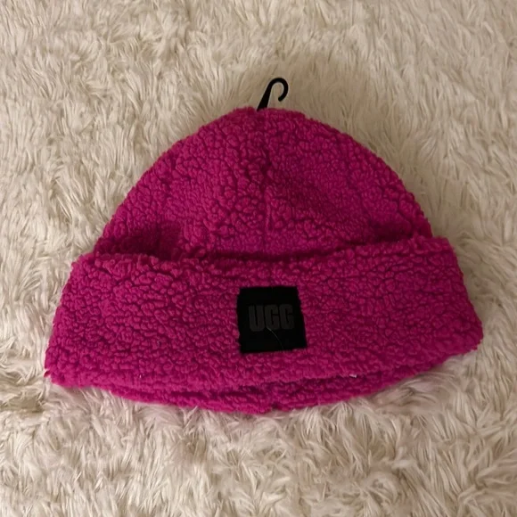UGG | Accessories | Ugg Hot Pink Beanie | Poshmark display picture 2